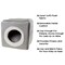 Pet Adobe Indoor Cat Pet Bed Cave, Enclosed Cavern with Removable Cushion Pad for Cats/Small Animals, Gray 323530ZYA - alternate 3